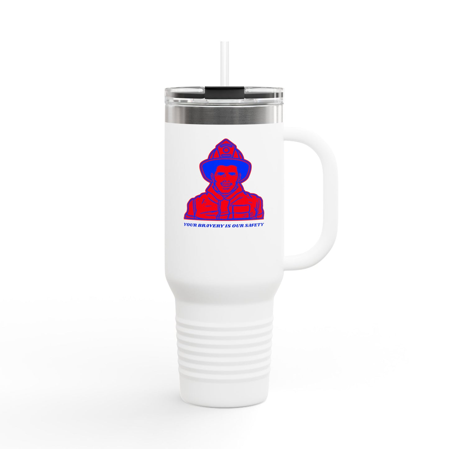 Firefighter Insulated Travel Mug, 40oz – Your bravery is our safety