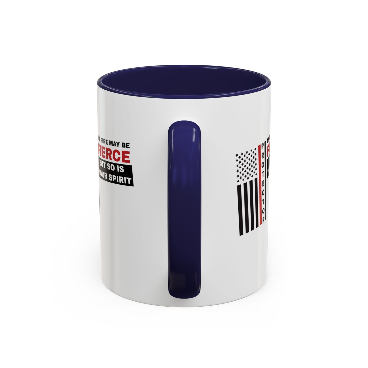 Firefighter Accent Coffee Mug – The fire may be fierce, but so is your spirit