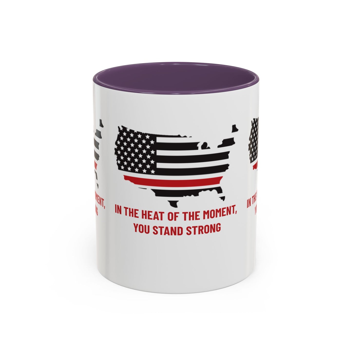 Firefighter Accent Coffee Mug – In the heat of the moment, you stand strong