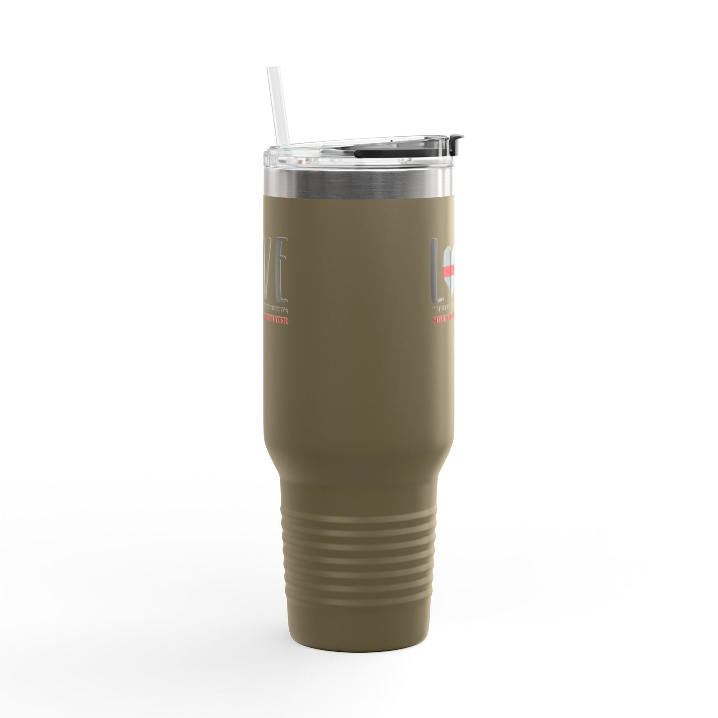 Firefighter Insulated Travel Mug, 40oz – Not all battles are fought with weapons; some are fought with water