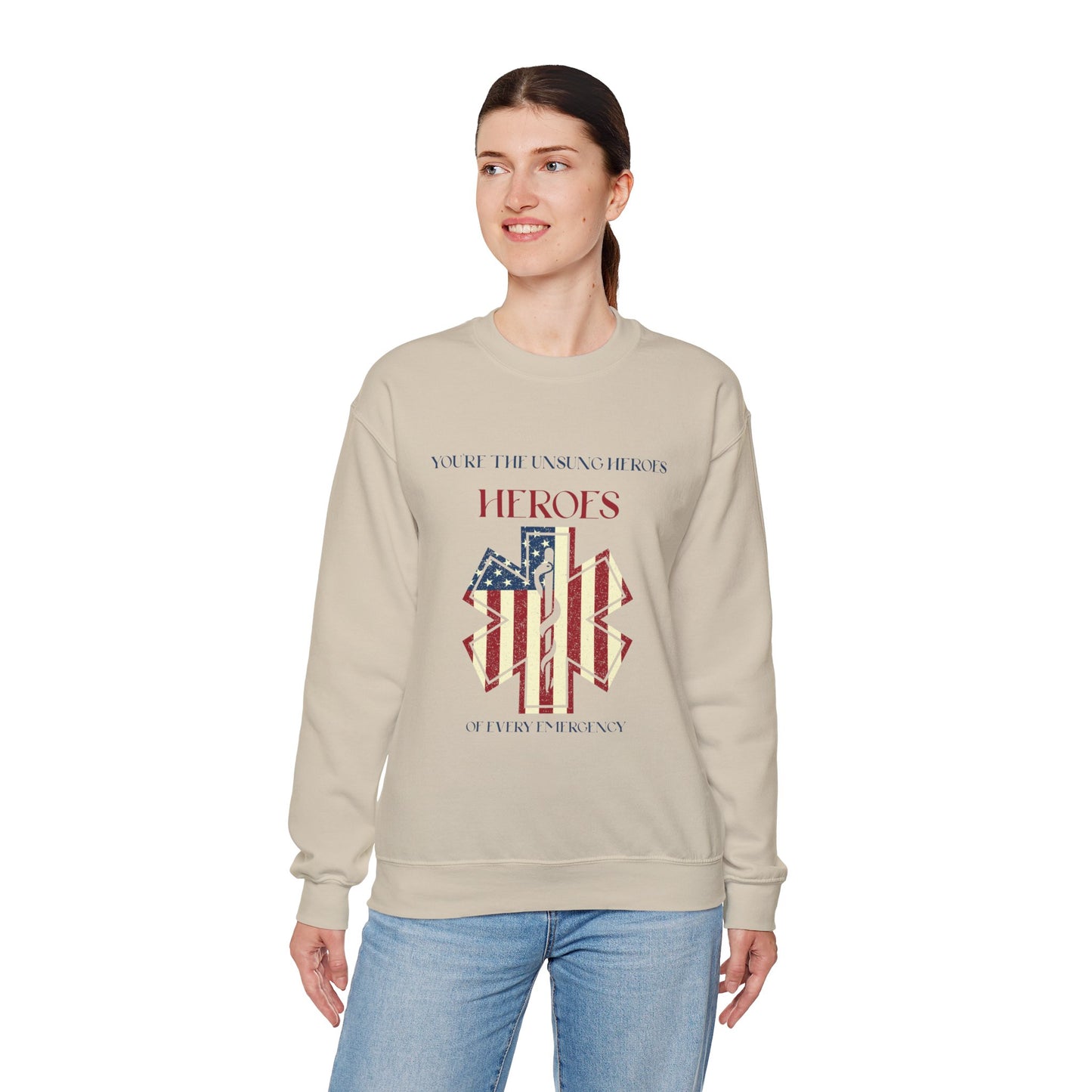 EMS Unisex Crewneck Sweatshirt – You’re the unsung heroes of every emergency