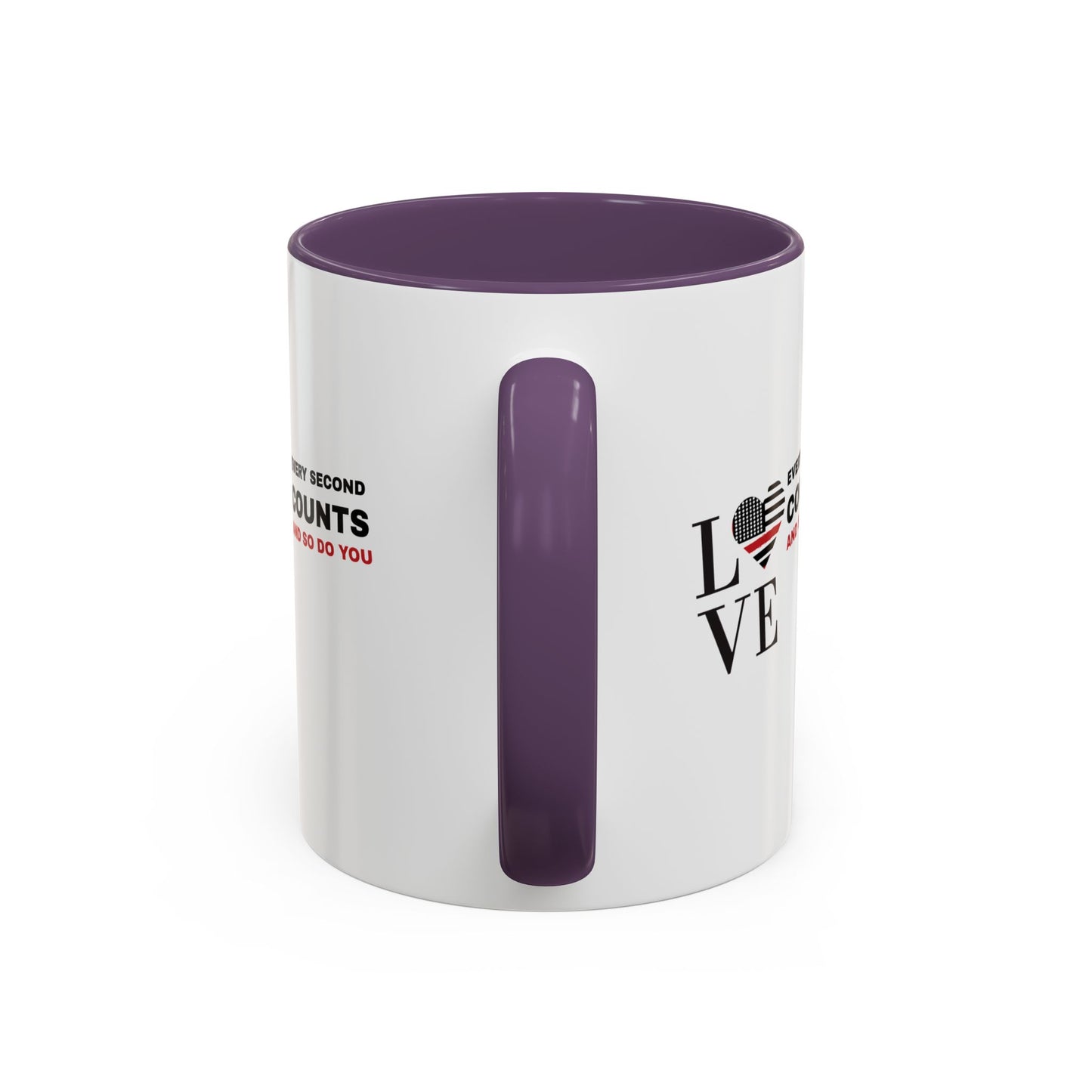 Firefighter Accent Coffee Mug – Every second counts, and so do you