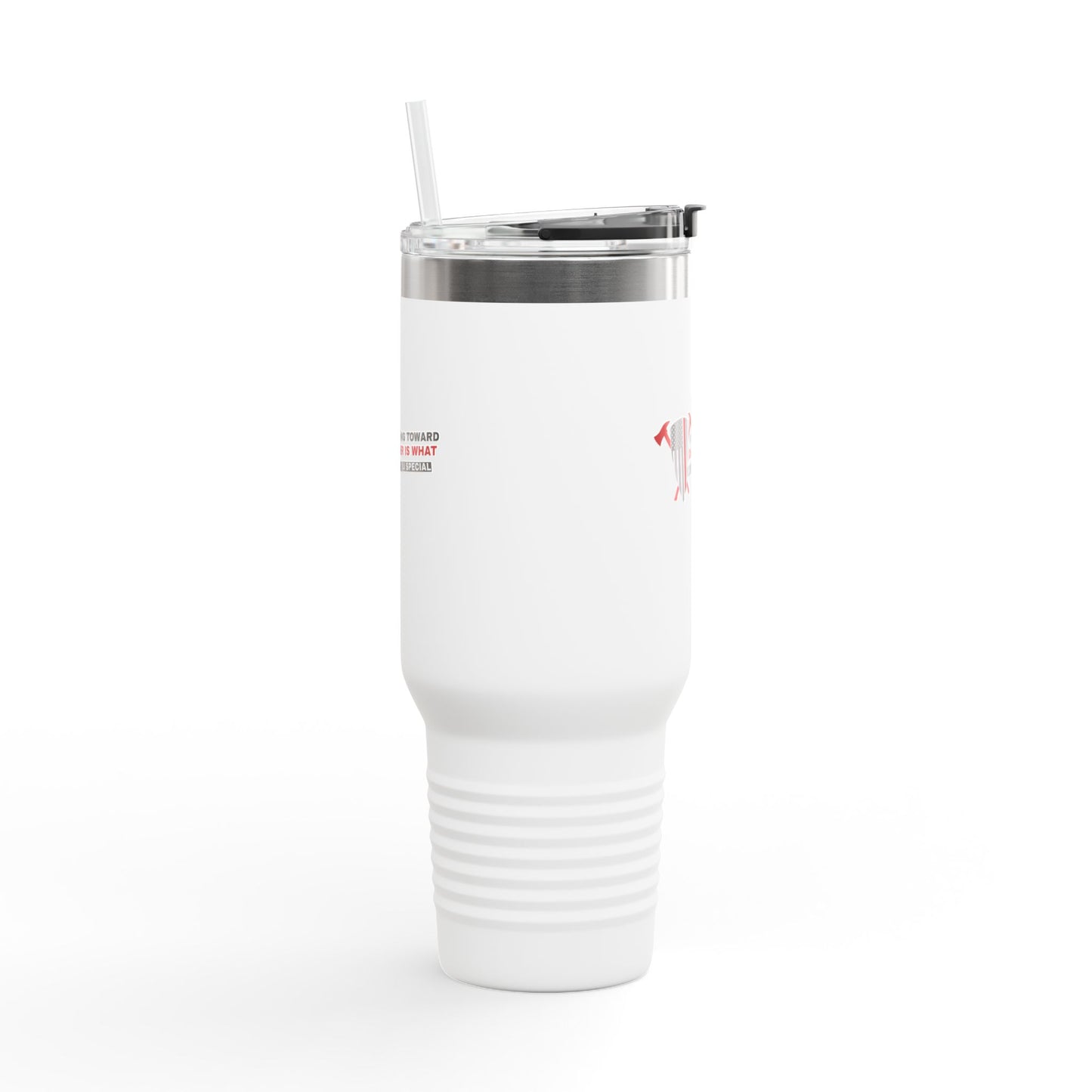 Firefighter Insulated Travel Mug, 40oz – Running toward danger is what makes you special