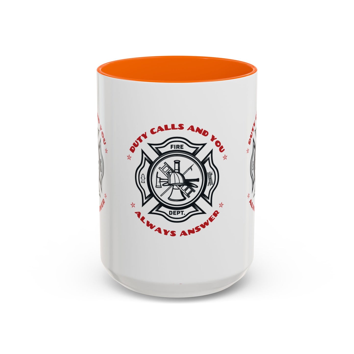 Firefighter Accent Coffee Mug – Duty calls, and you always answer