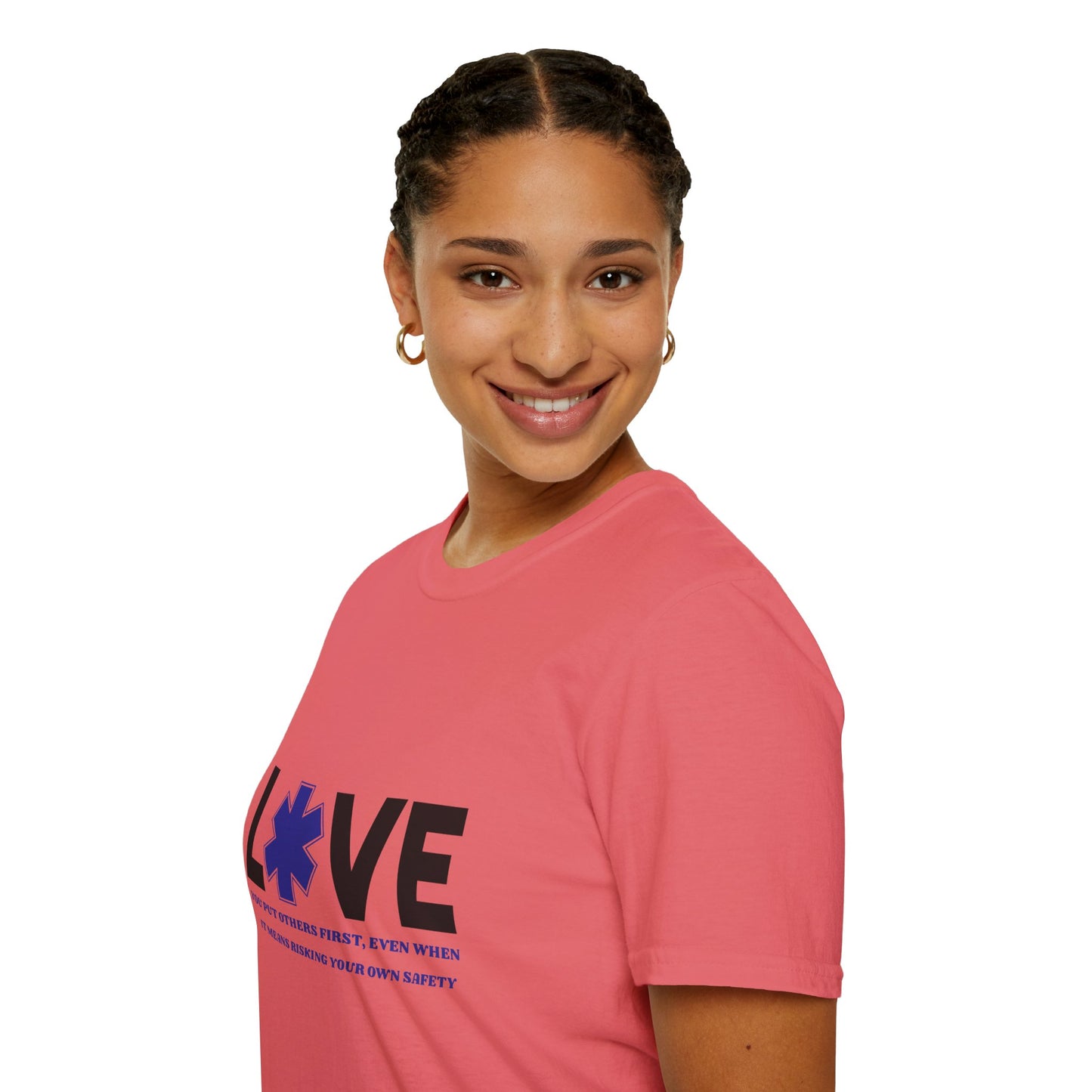 EMS Inspiration Softstyle T-Shirt – You put others first, even when it means risking your own safety