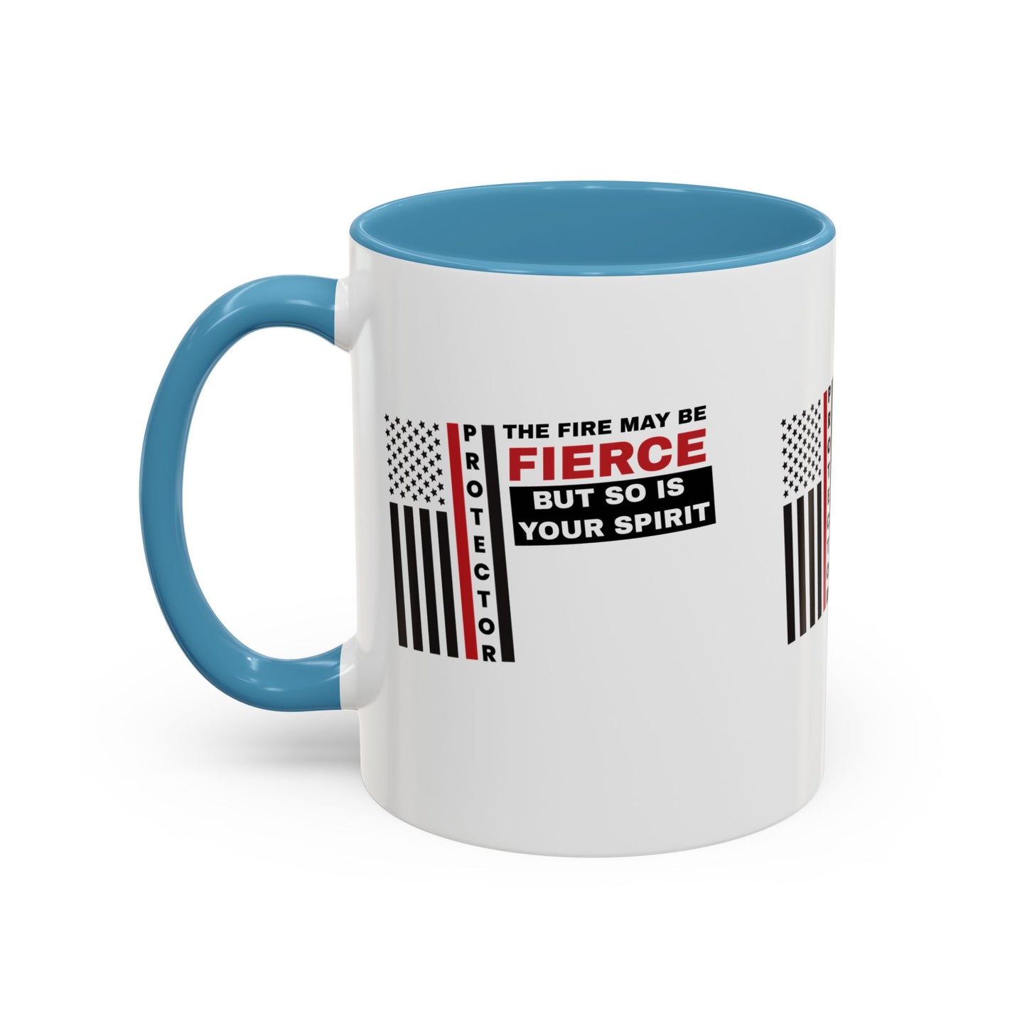 Firefighter Accent Coffee Mug – The fire may be fierce, but so is your spirit