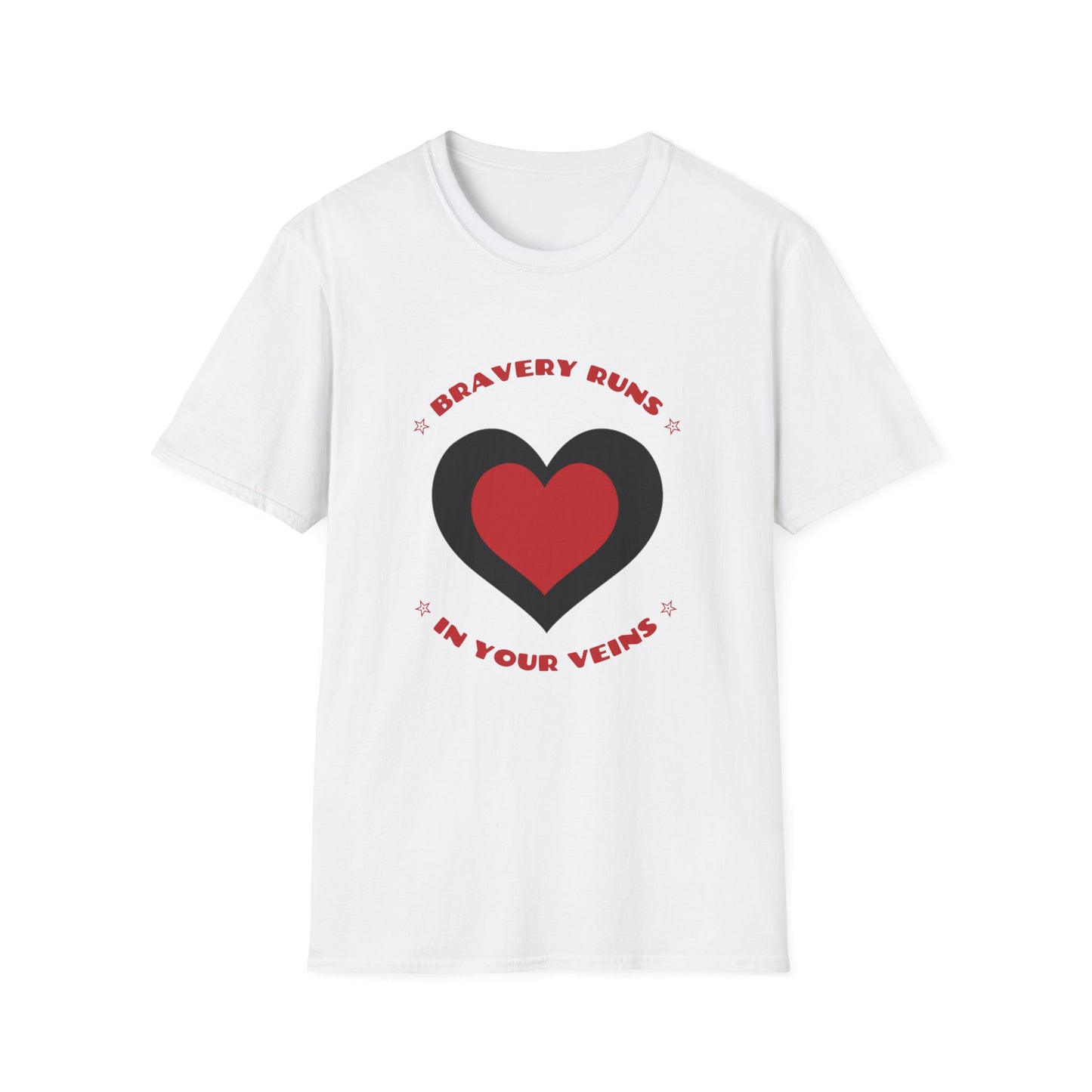 Firefighter Softstyle T-Shirt – Bravery runs in your veins