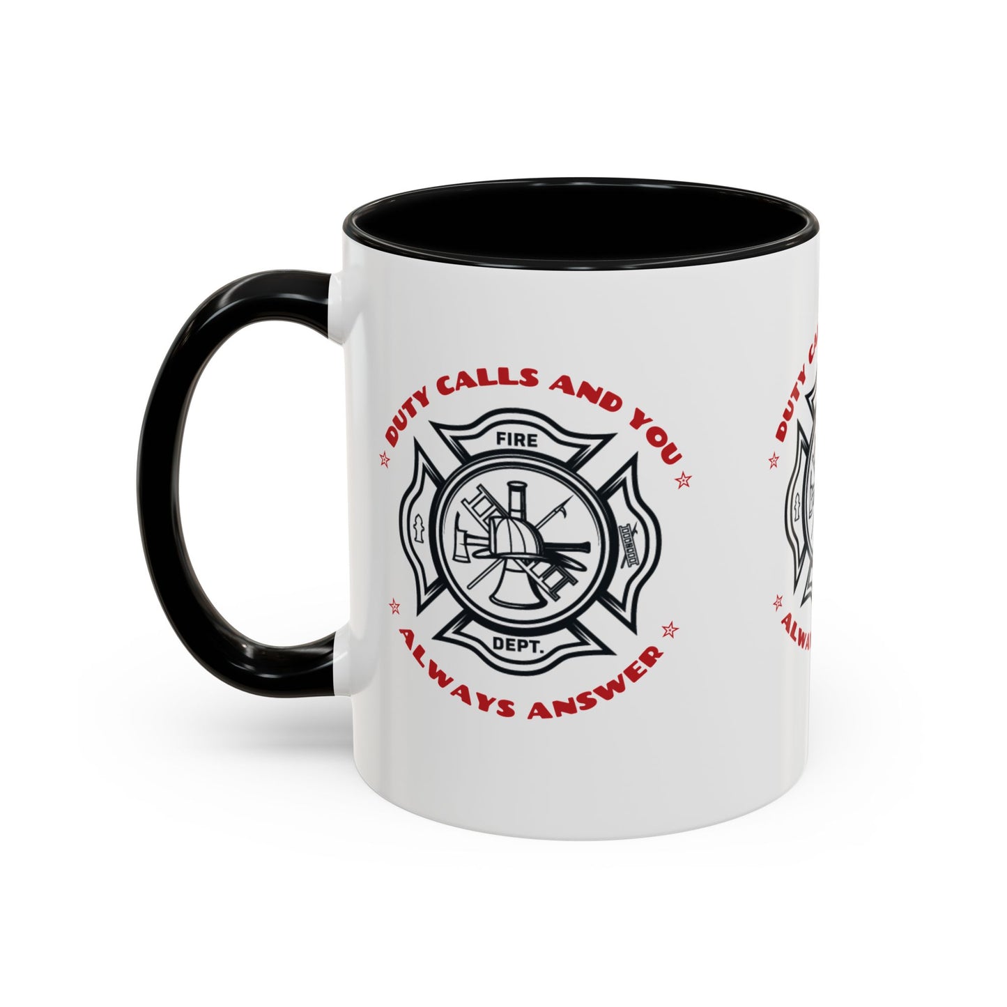 Firefighter Accent Coffee Mug – Duty calls, and you always answer