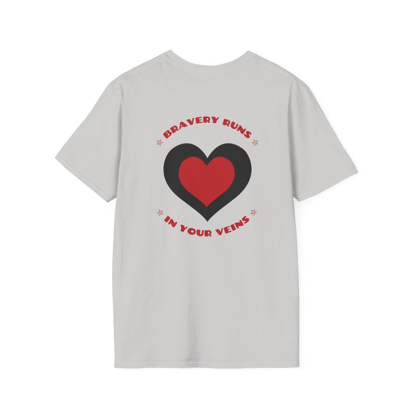 Firefighter Softstyle T-Shirt – Bravery runs in your veins