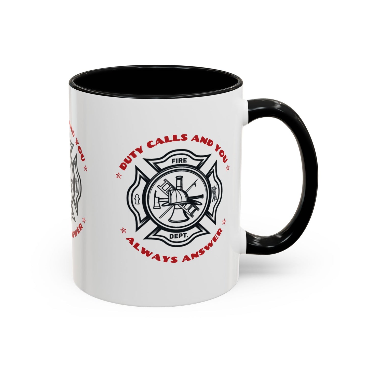 Firefighter Accent Coffee Mug – Duty calls, and you always answer