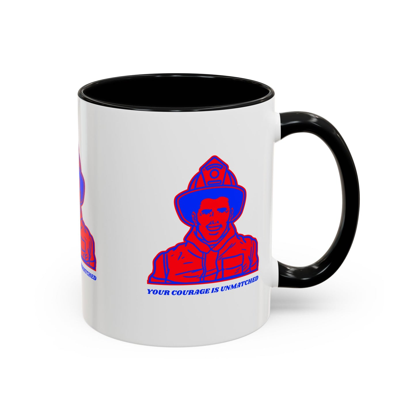 Firefighter Accent Coffee Mug – Your courage is unmatched