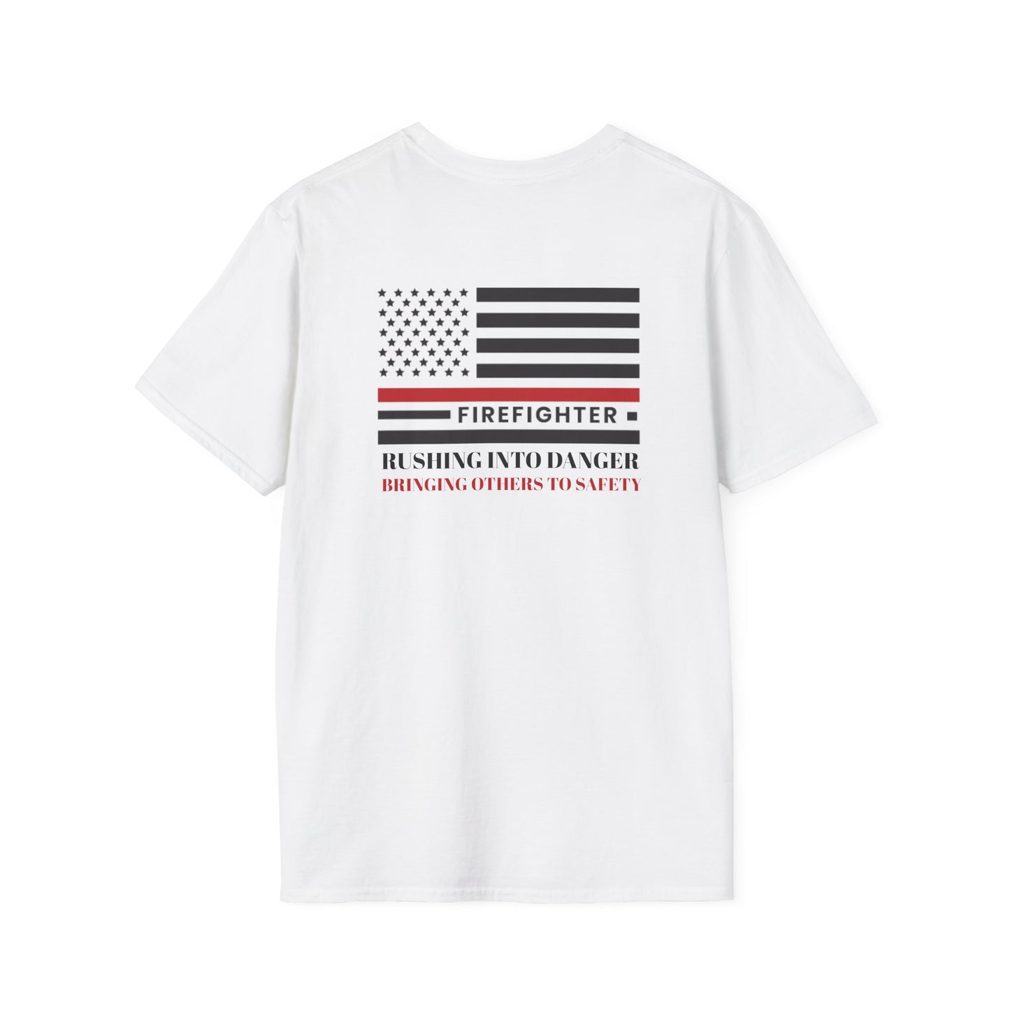 Firefighter Softstyle T-Shirt – Rushing into danger, bringing others to safety