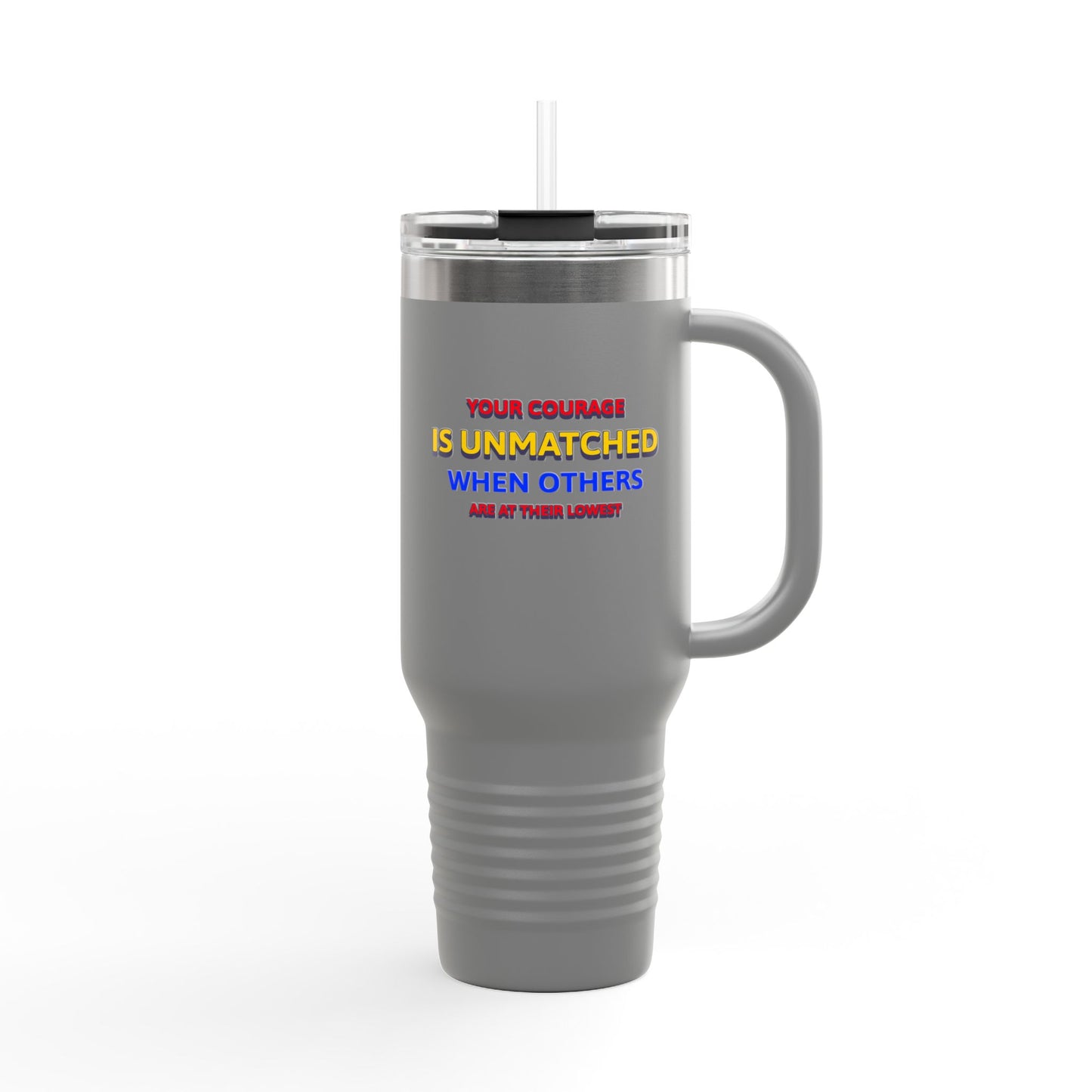 EMS Insulated Travel Mug, 40oz - Your courage is unmatched when others are at their lowest