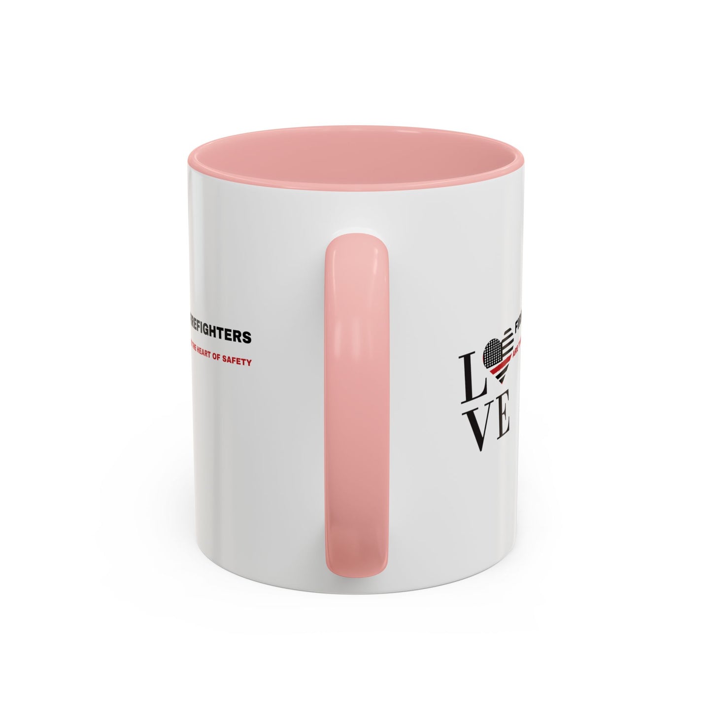 Firefighter Accent Coffee Mug – Firefighters are the heart of safety