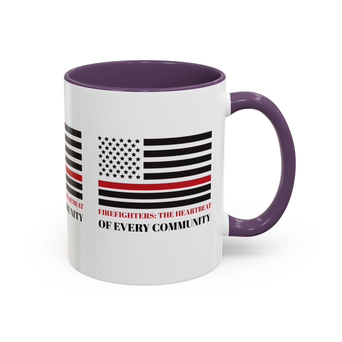Firefighter Accent Coffee Mug – Firefighters: The heartbeat of every community