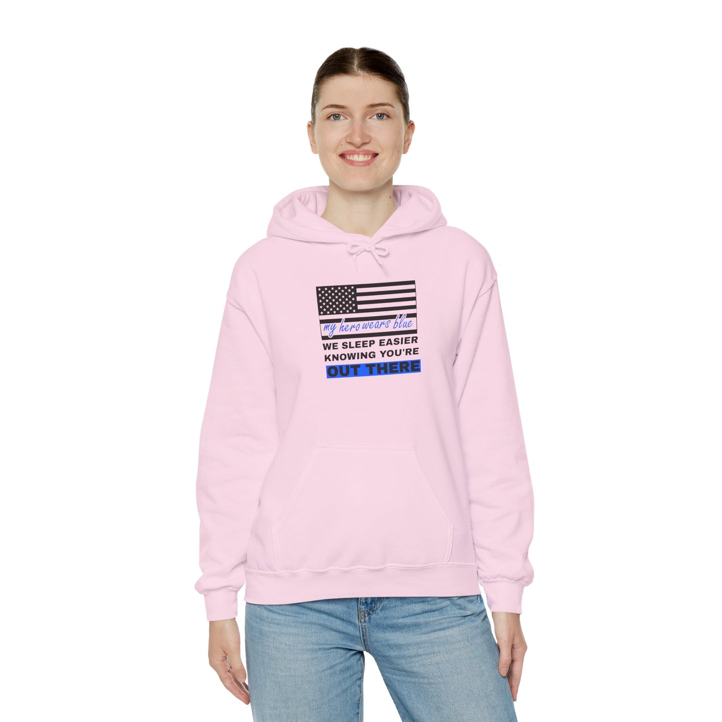 Police Hooded Sweatshirt – We sleep easier knowing you're out there