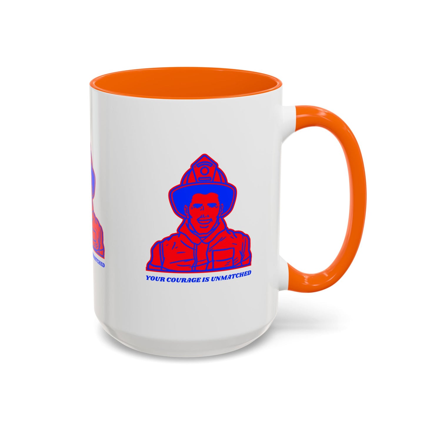 Firefighter Accent Coffee Mug – Your courage is unmatched