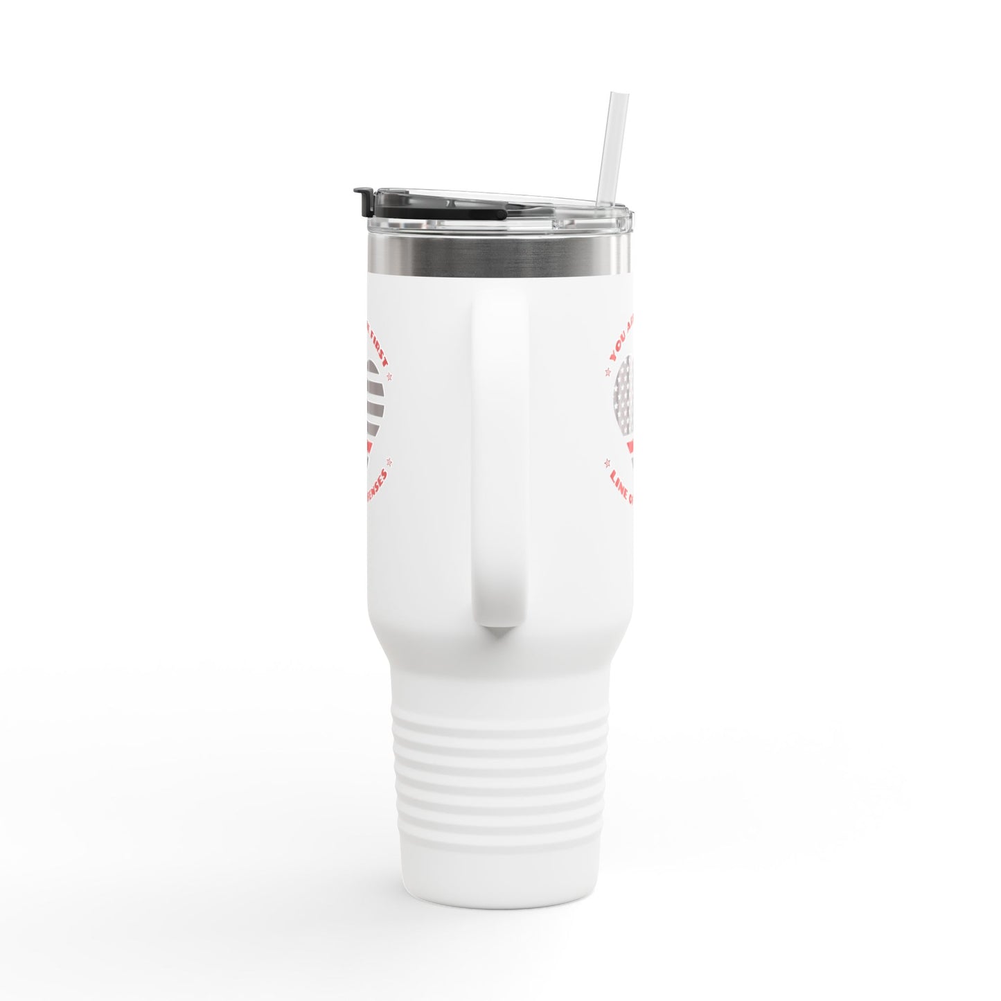 Firefighter Insulated Travel Mug, 40oz – You are the first line of defenses