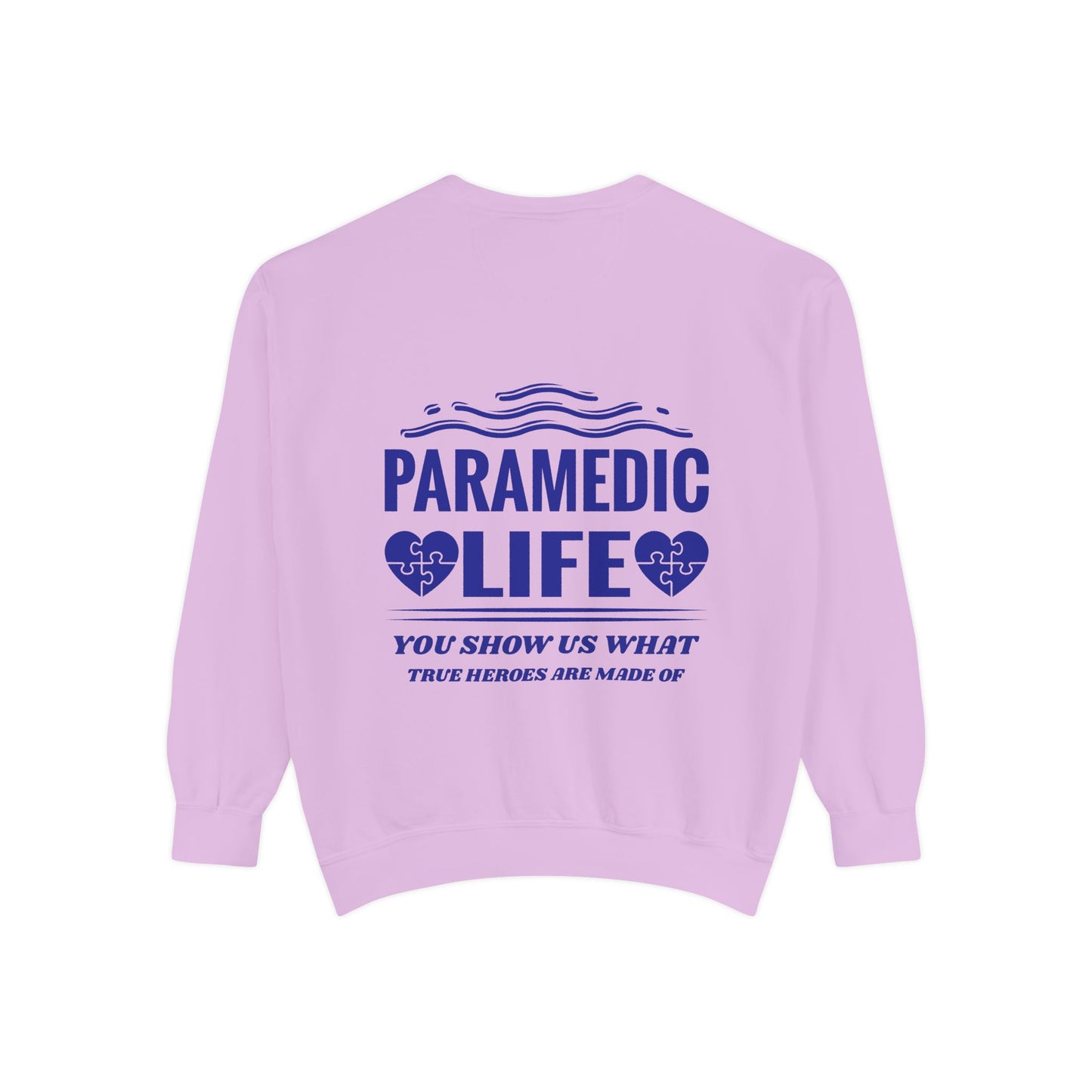 EMS Unisex Garment-Dyed Sweatshirt –You show us what true heroes are made of