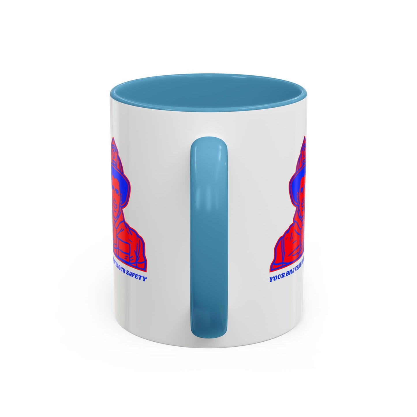 Firefighter Accent Coffee Mug – Your bravery is our safety