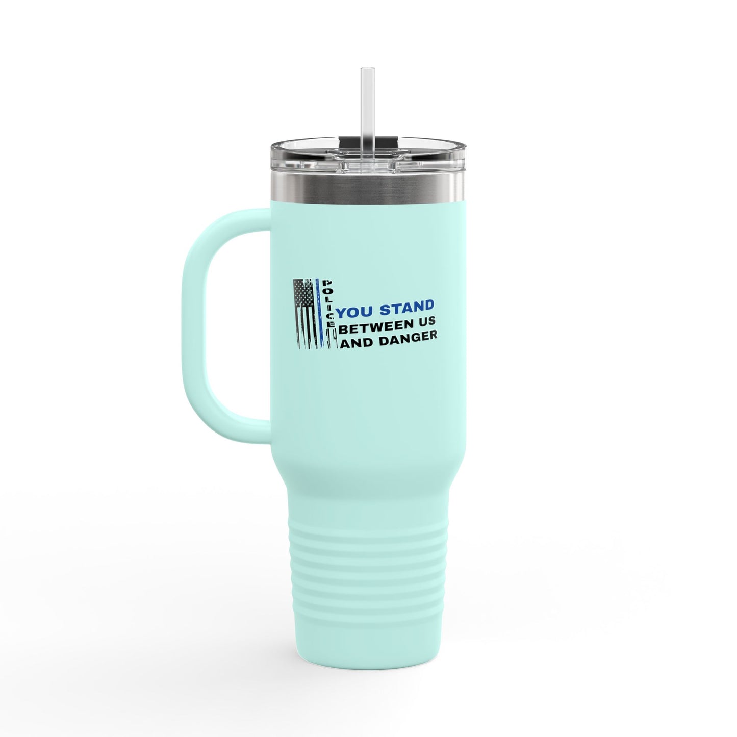 Police Insulated Travel Mug, 40oz – You stand between us and danger