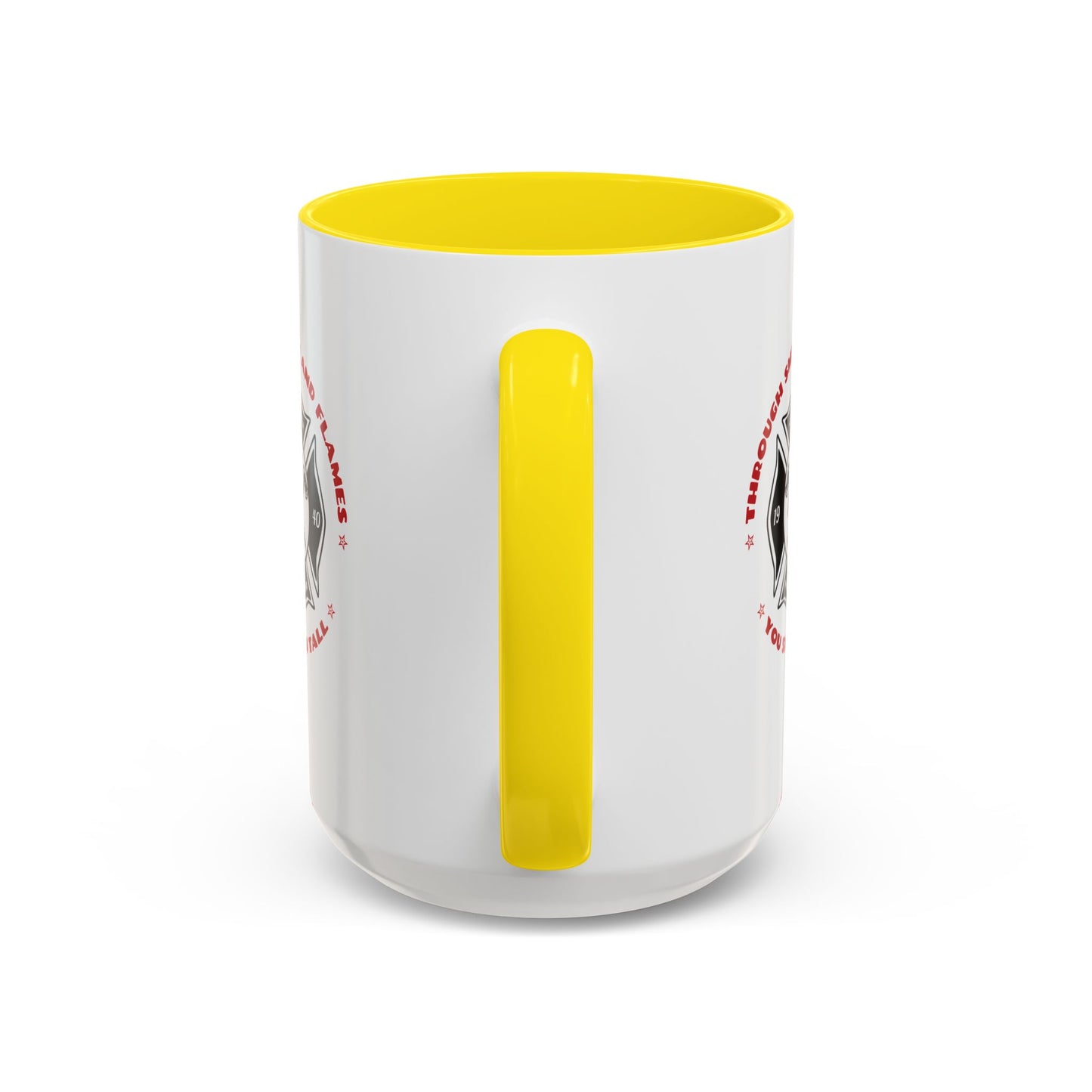 Firefighter Accent Coffee Mug – Through smoke and flames, you stand tall