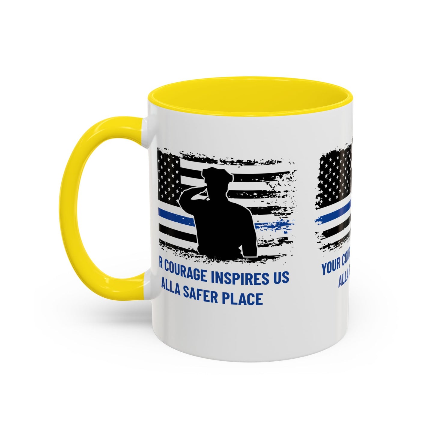 Police Accent Coffee Mug – Your courage inspires us all