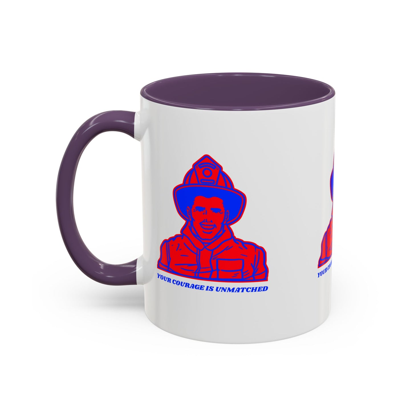 Firefighter Accent Coffee Mug – Your courage is unmatched
