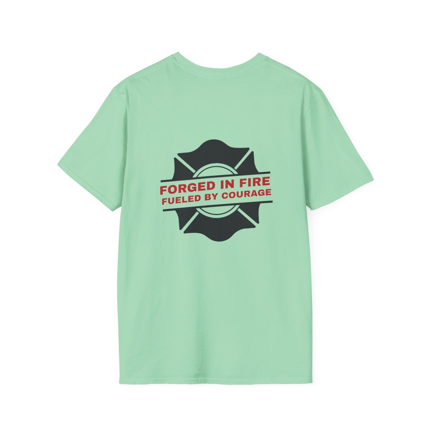 Firefighter Softstyle T-Shirt – Forged in fire, fueled by courage