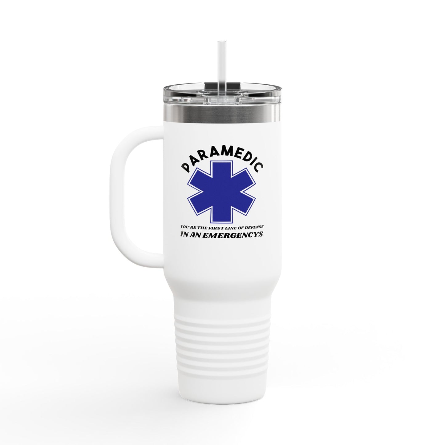 EMS Insulated Travel Mug, 40oz - You’re the first line of defense in an emergency