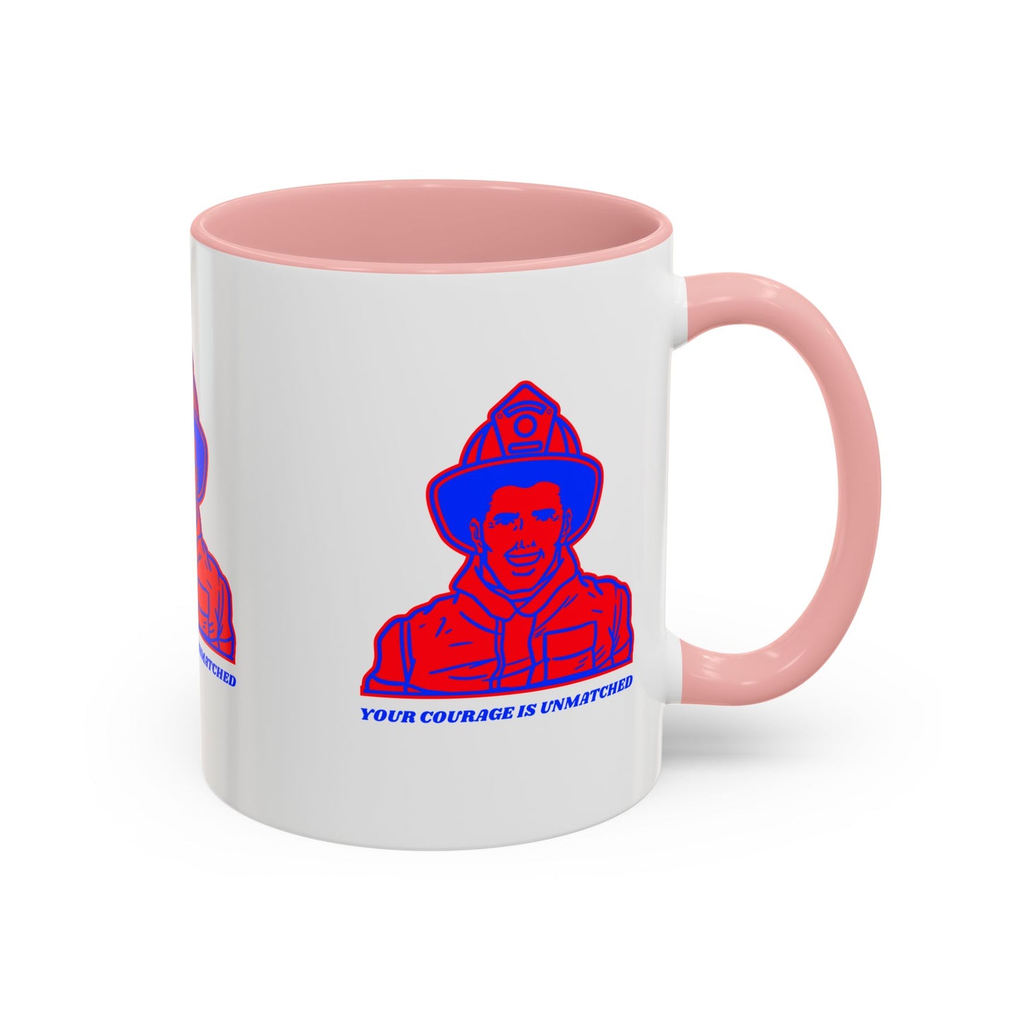 Firefighter Accent Coffee Mug – Your courage is unmatched