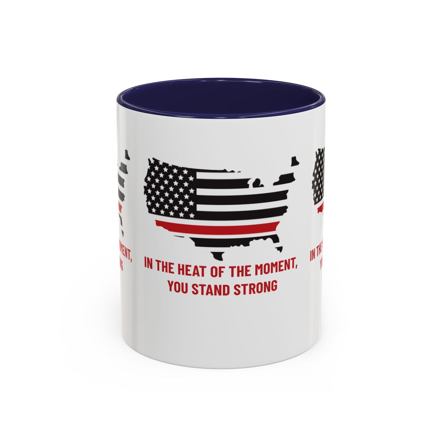 Firefighter Accent Coffee Mug – In the heat of the moment, you stand strong