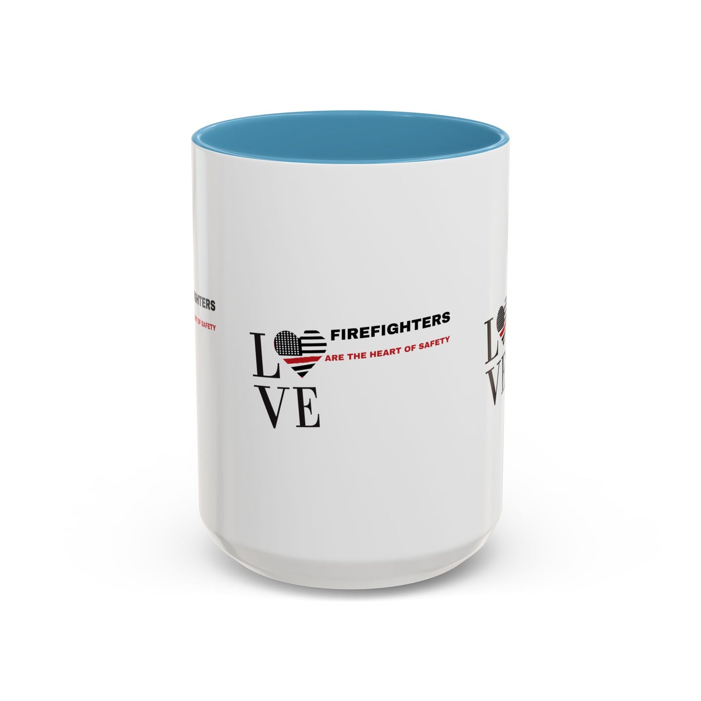Firefighter Accent Coffee Mug – Firefighters are the heart of safety