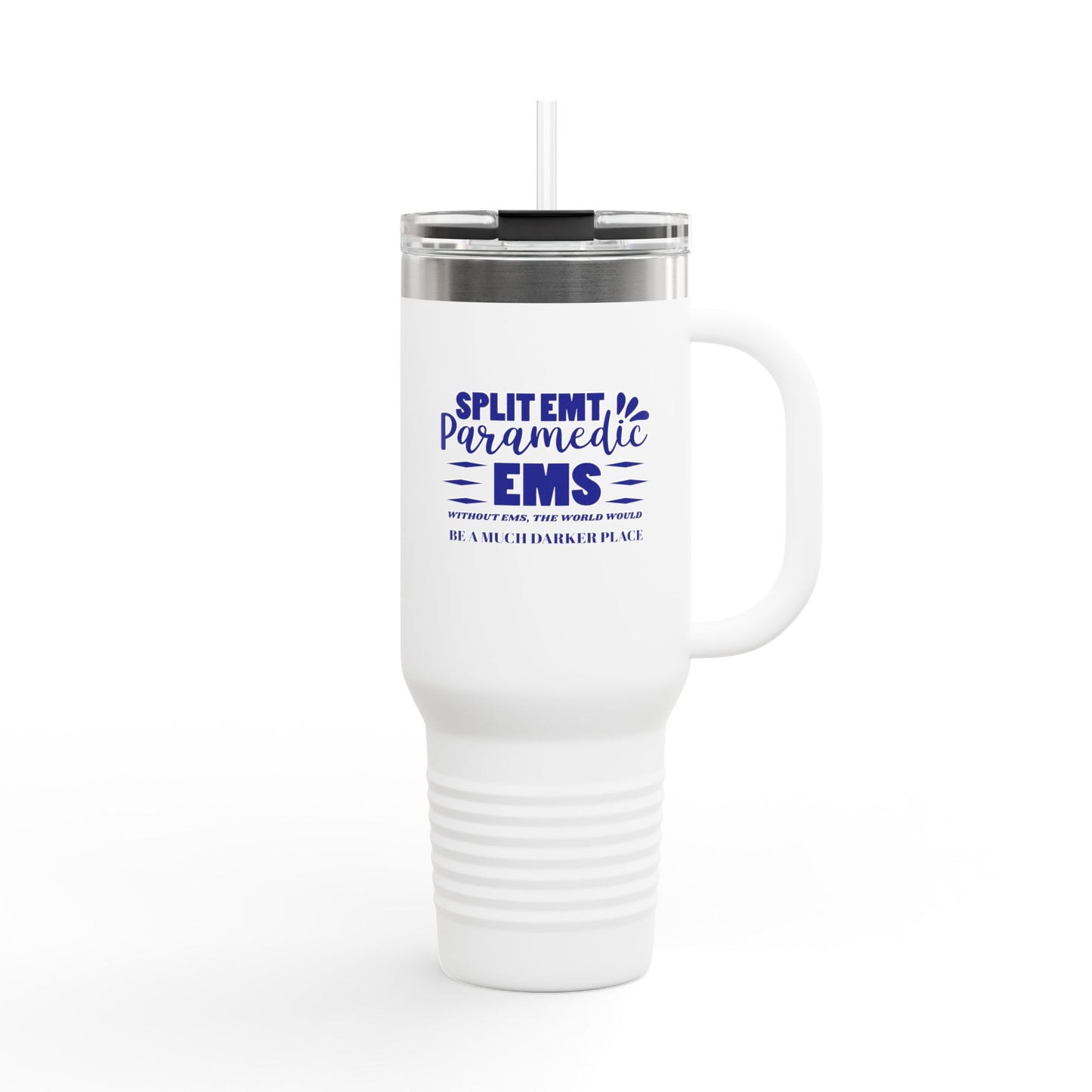 EMS Insulated Travel Mug, 40oz - Without EMS, the world would be a much darker place