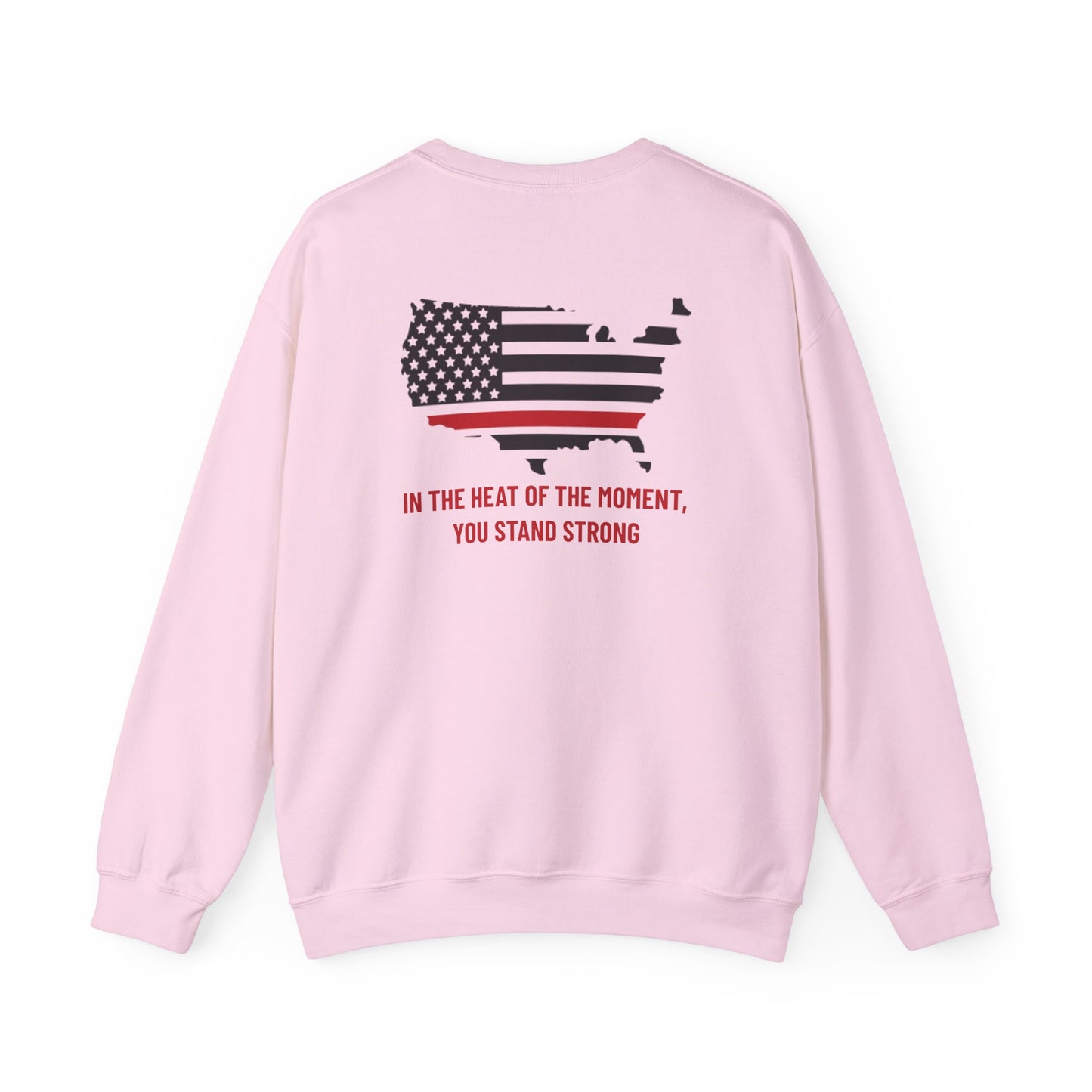Firefighter Unisex Heavy Blend Crewneck Sweatshirt – In the heat of the moment, you stand strong