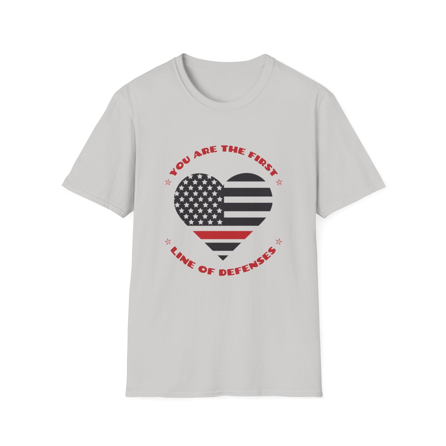 Firefighter Softstyle T-Shirt – You are the first line of defenses