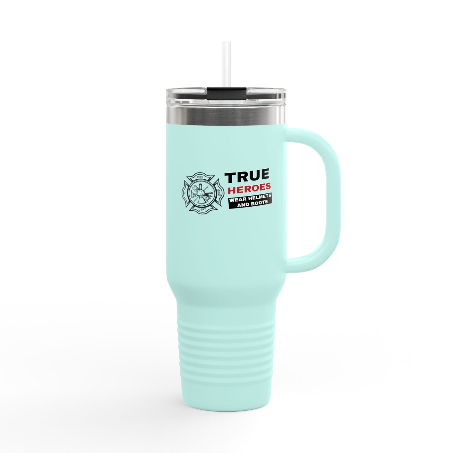 Firefighter Insulated Travel Mug, 40oz – True heroes wear helmets and boots