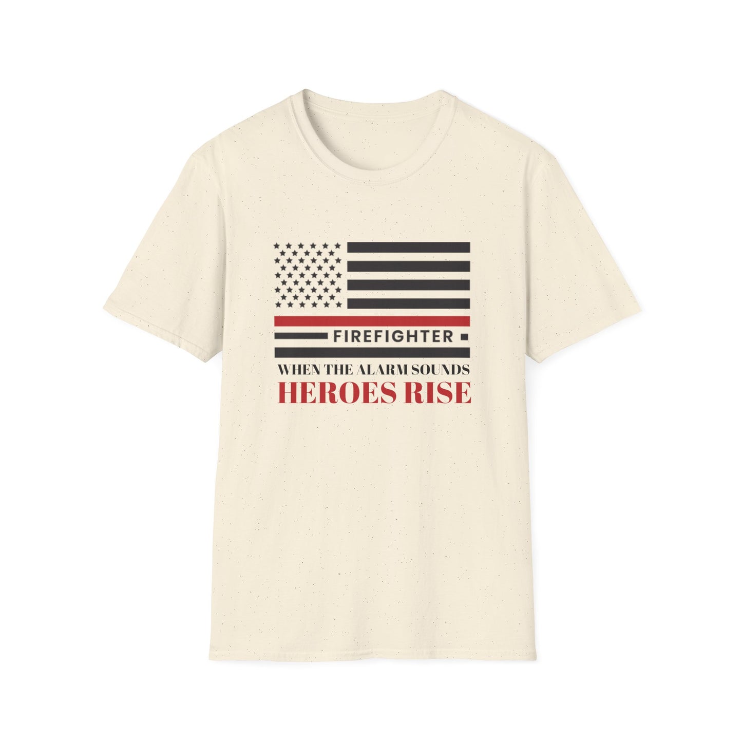 Firefighter Softstyle T-Shirt – When the alarm sounds, heroes rise