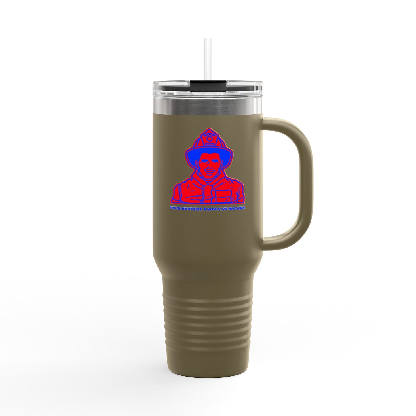 Firefighter Insulated Travel Mug, 40oz – Your bravery knows no bounds