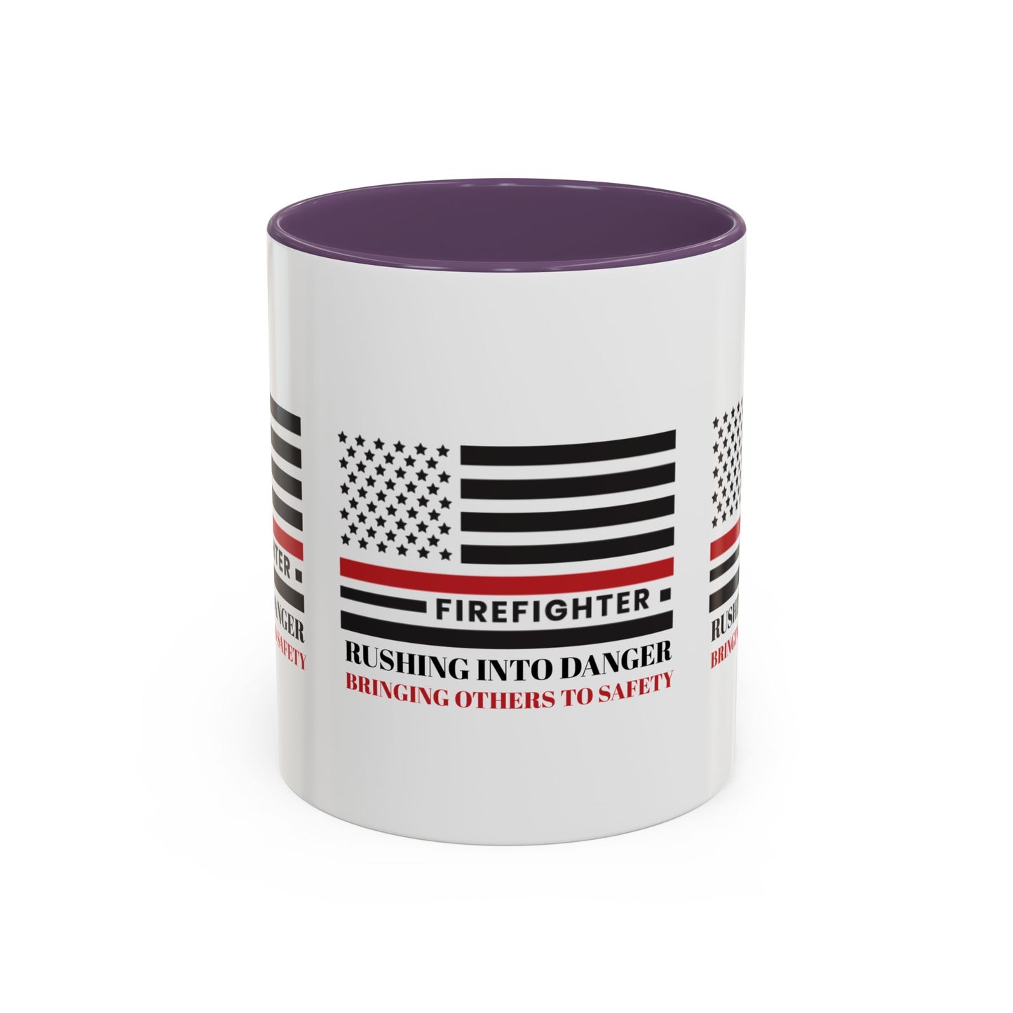 Firefighter Accent Coffee Mug – Rushing into danger, bringing others to safety