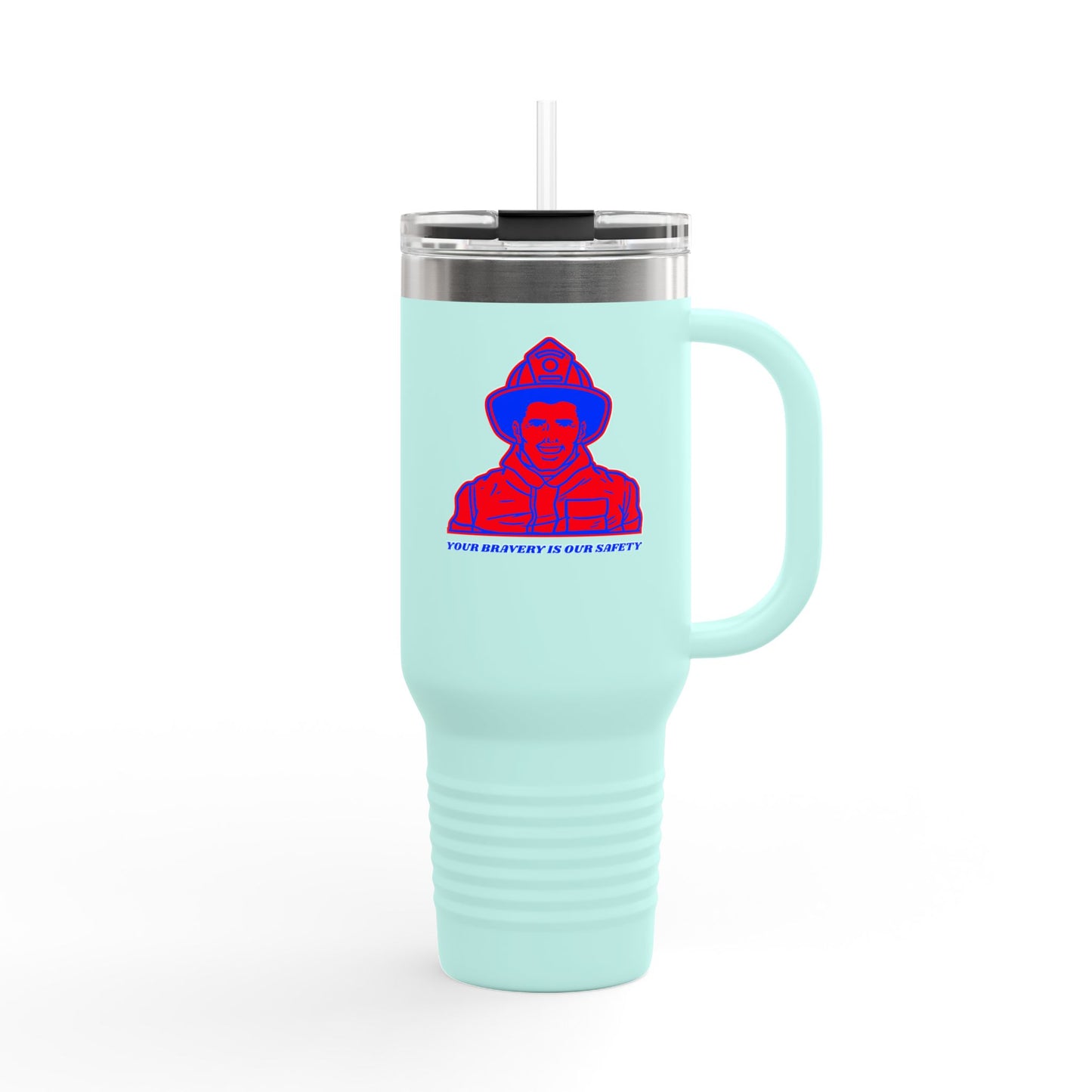 Firefighter Insulated Travel Mug, 40oz – Your bravery is our safety
