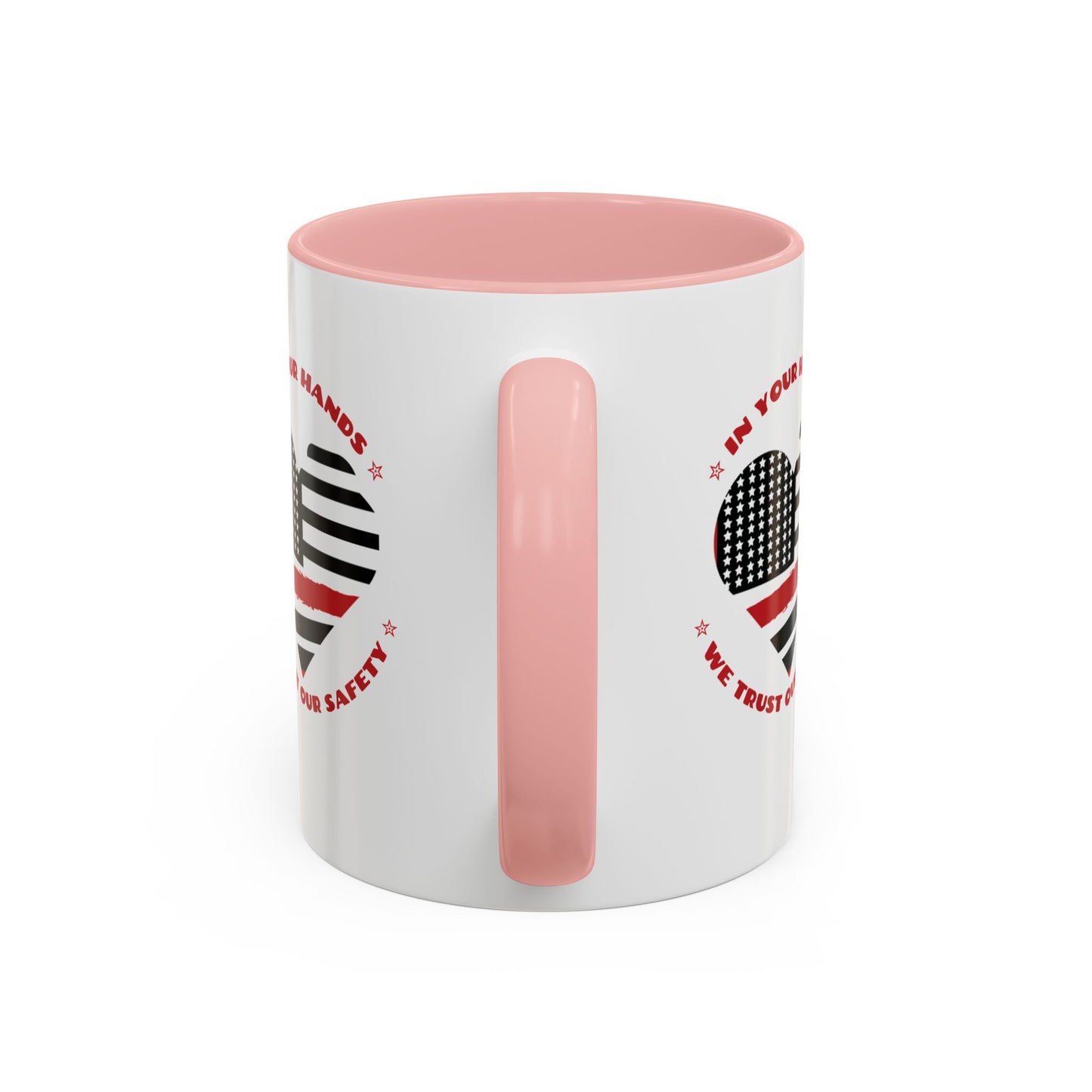 Firefighter Accent Coffee Mug – In your hands, we trust our safety