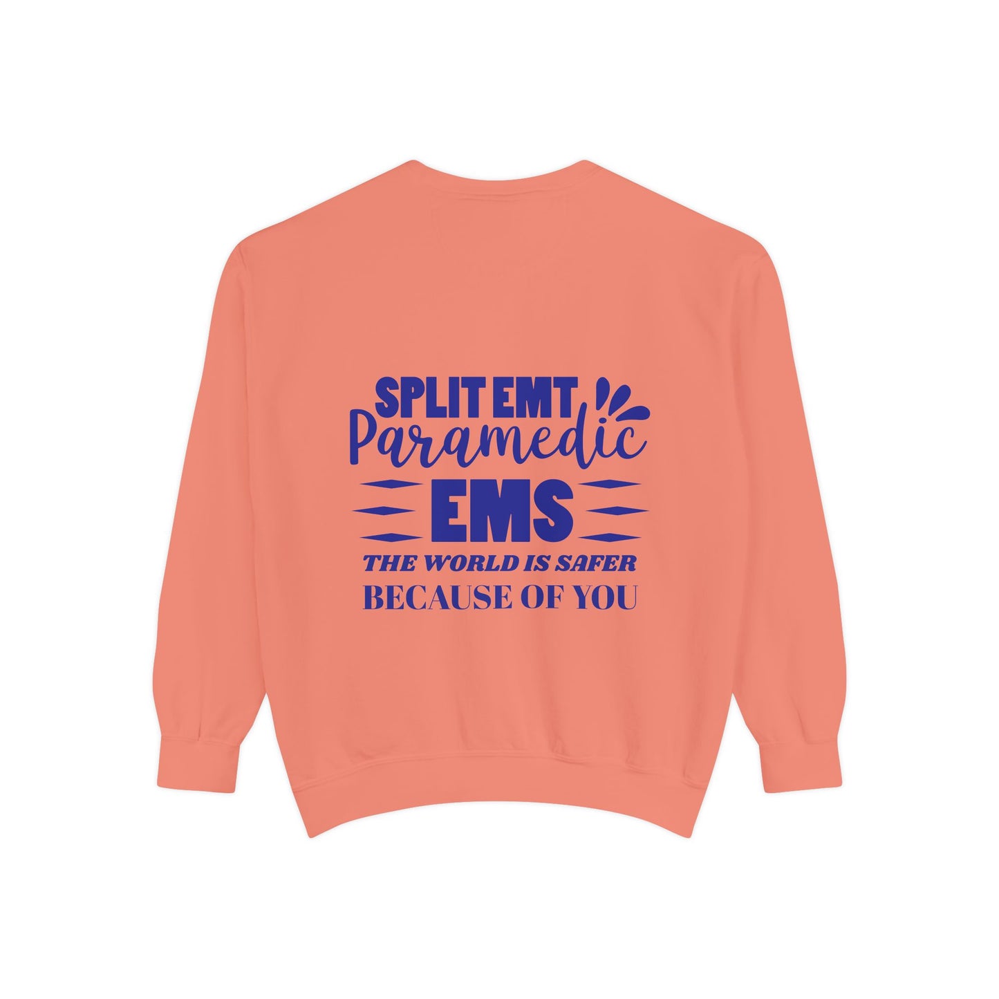 EMS Unisex Garment-Dyed Sweatshirt –The world is safer because of you