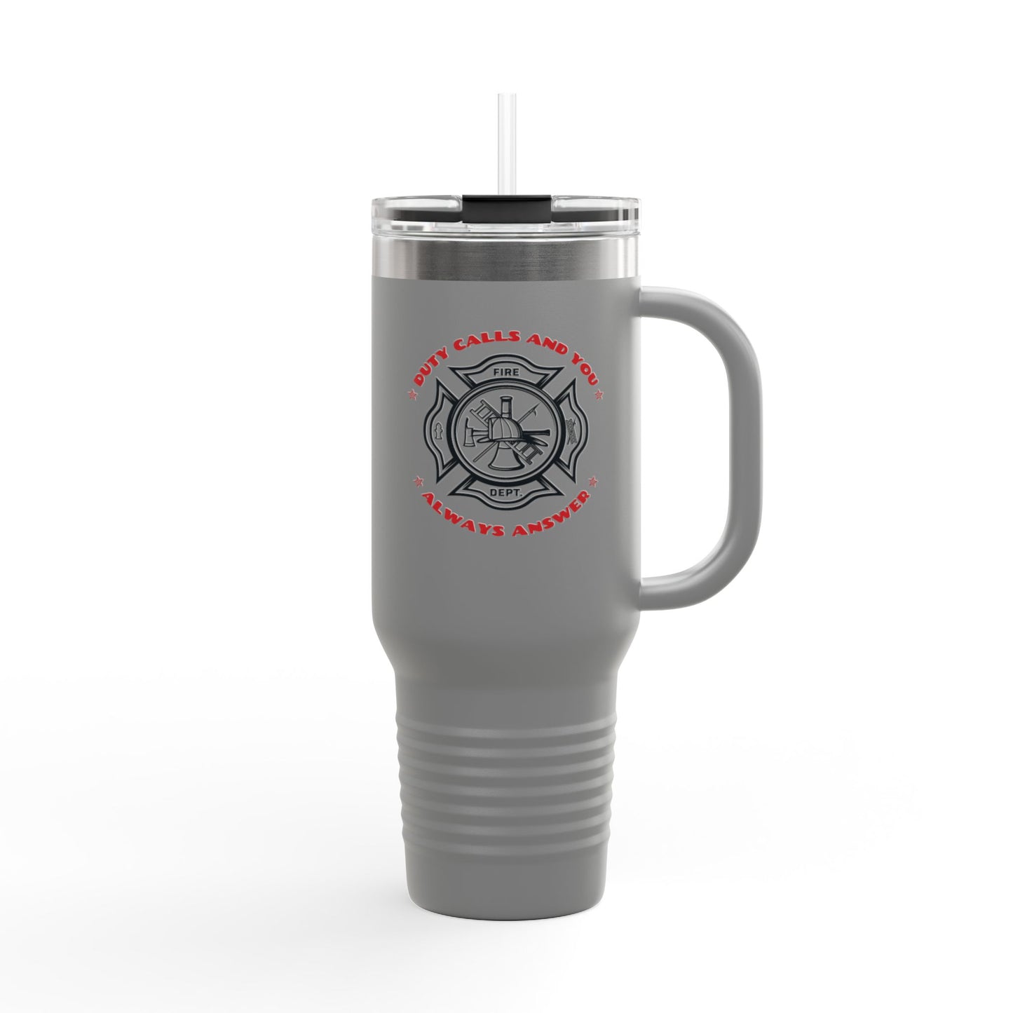 Firefighter Insulated Travel Mug, 40oz – Duty calls, and you always answer