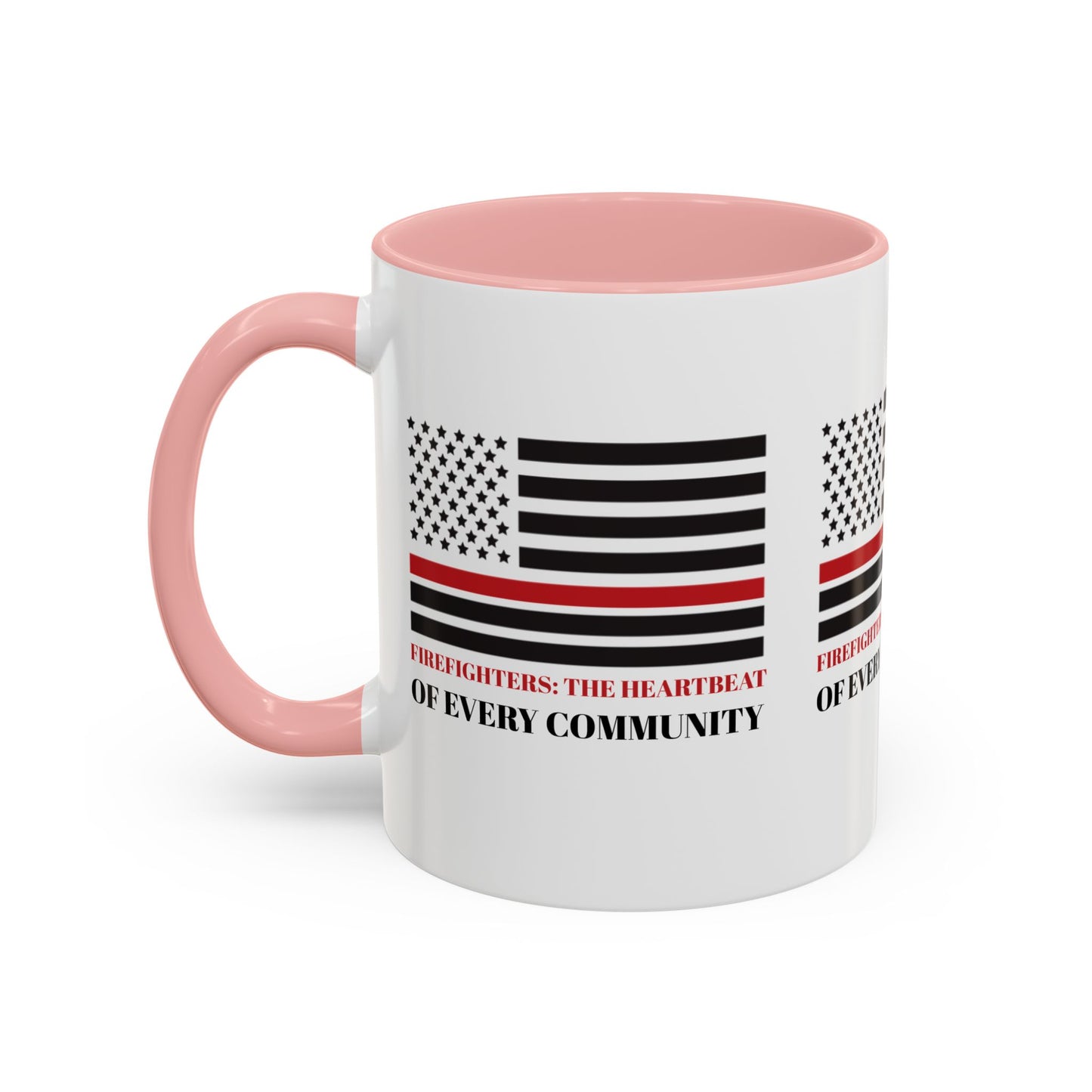 Firefighter Accent Coffee Mug – Firefighters: The heartbeat of every community