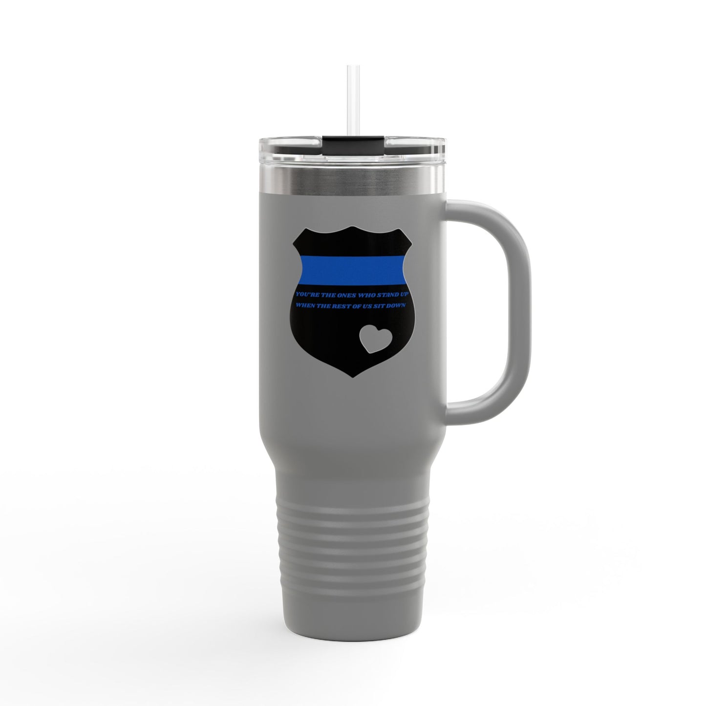 Travel Mug, 40oz Honoring the Brave: A Tribute to Police Officers