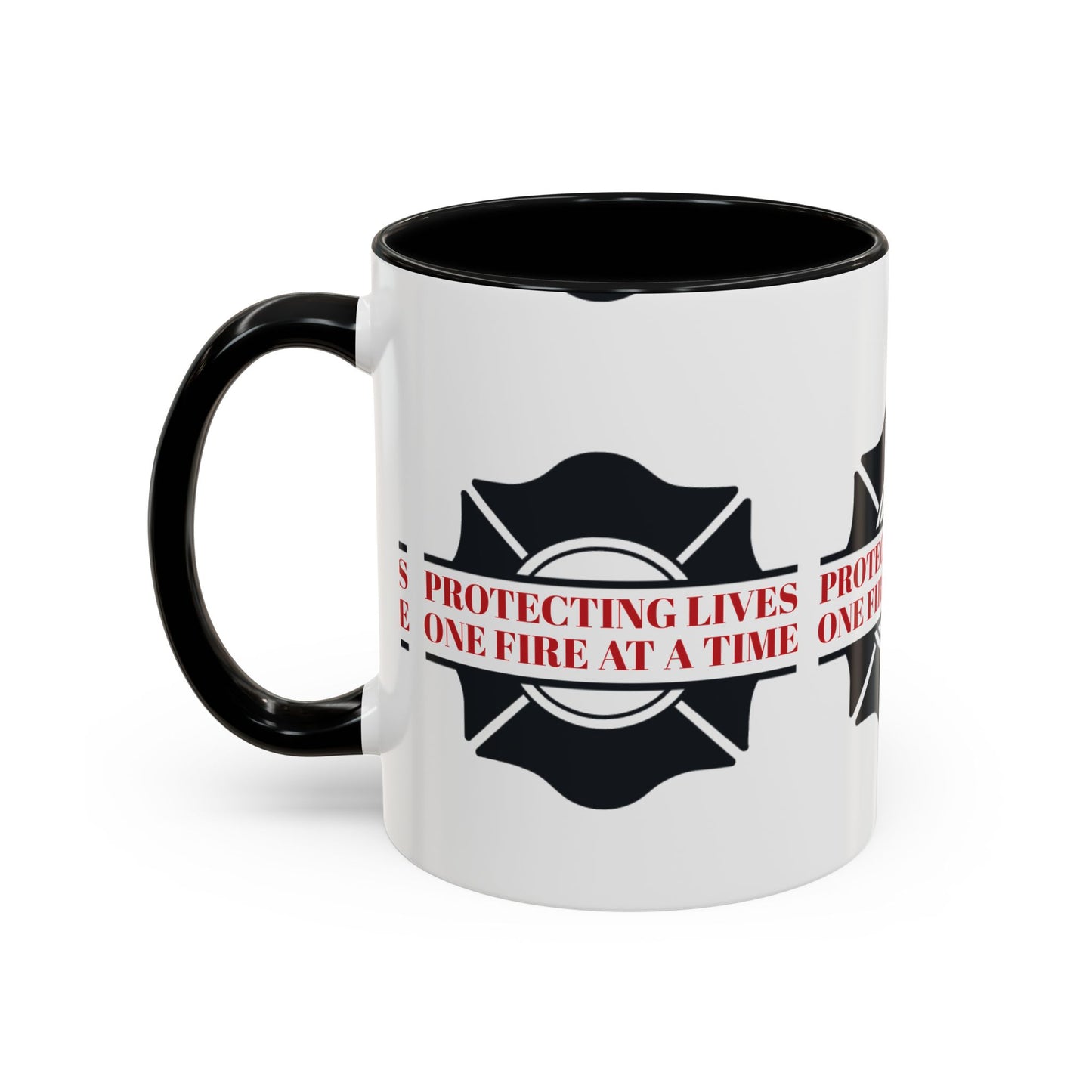 Firefighter Accent Coffee Mug – Protecting lives, one fire at a time