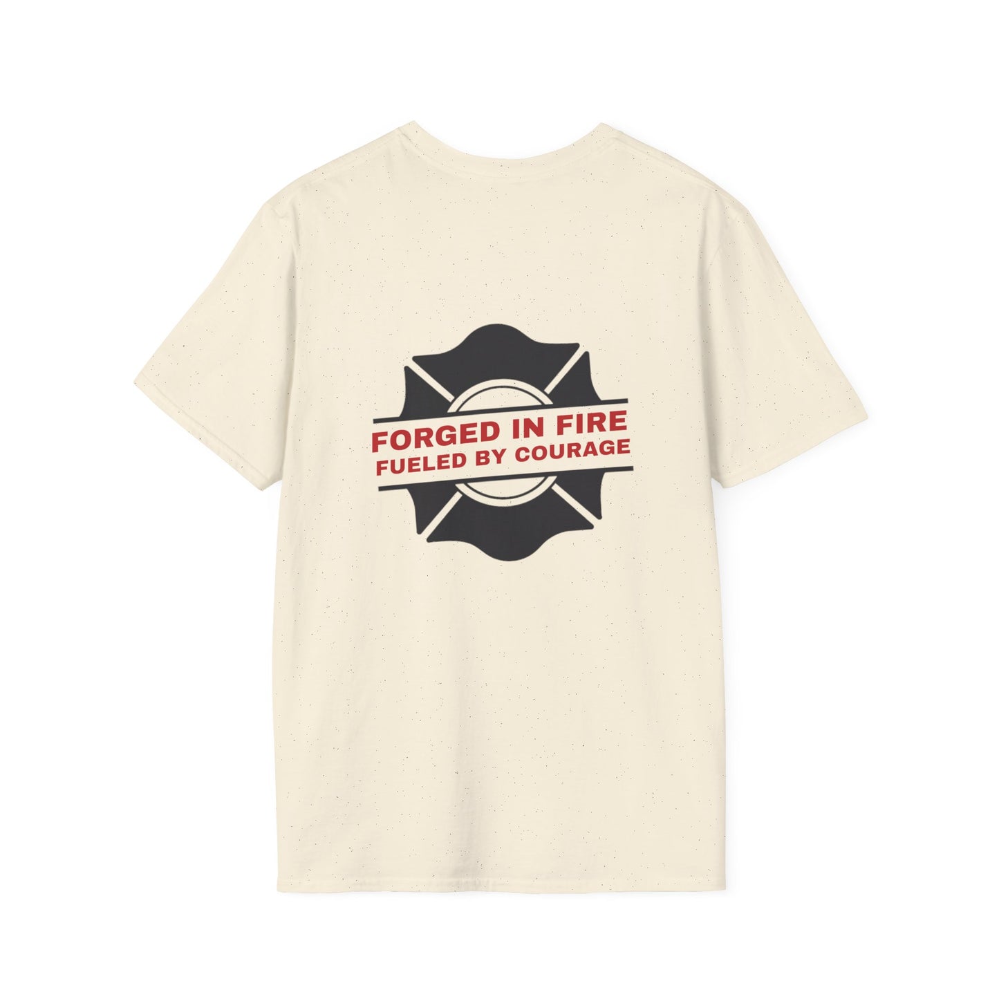 Firefighter Softstyle T-Shirt – Forged in fire, fueled by courage