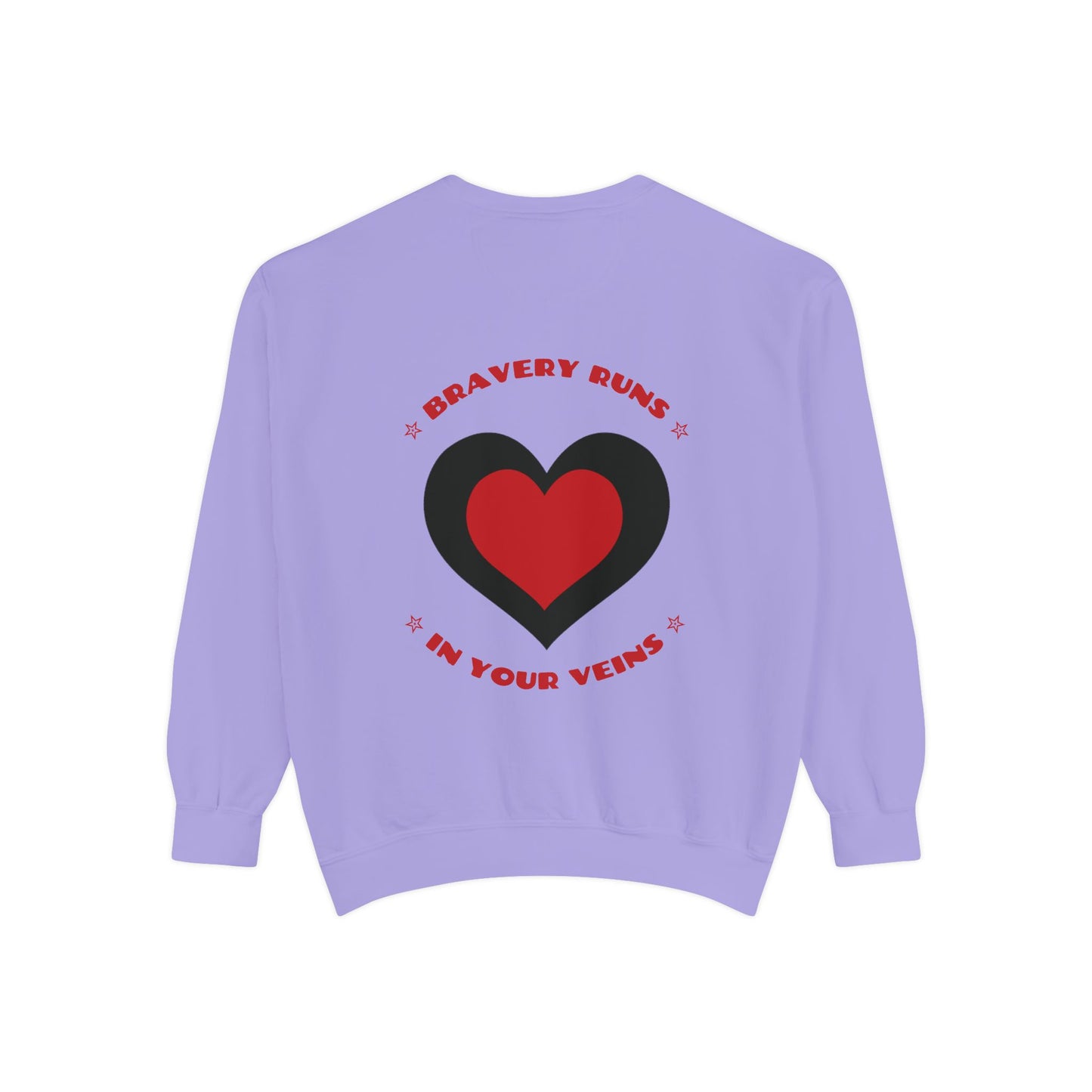 Firefighter Unisex Garment-Dyed Sweatshirt – Bravery runs in your veins
