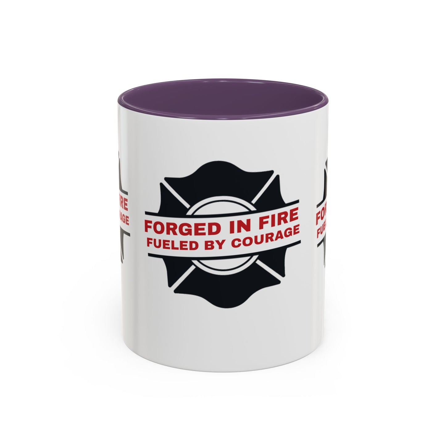 Firefighter Accent Coffee Mug – Forged in fire, fueled by courage